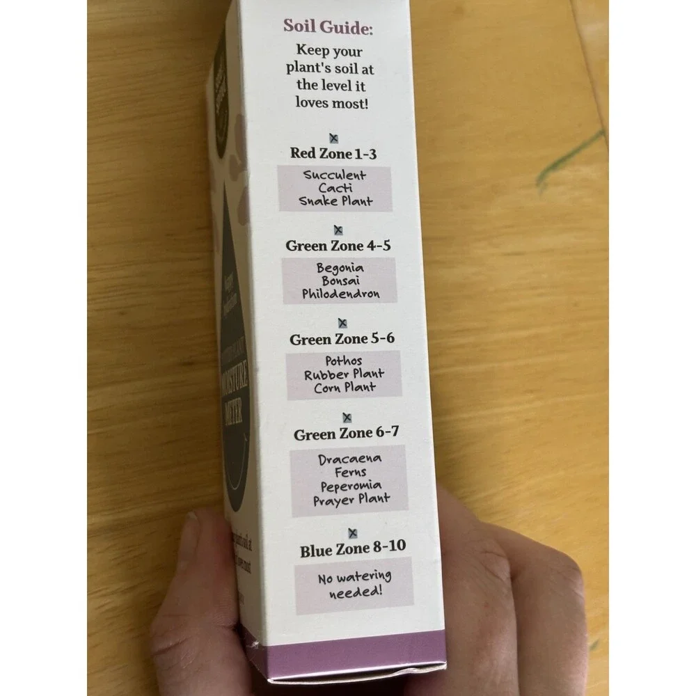 Seed & Sprout Potted Plant Moisture Meter Purple